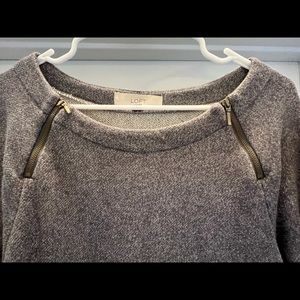 LOFT zipper sweater